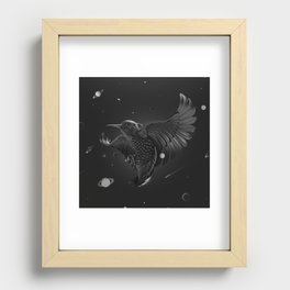 BlackBird Recessed Framed Print