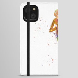 Watercolor Inline Skater iPhone Wallet Case