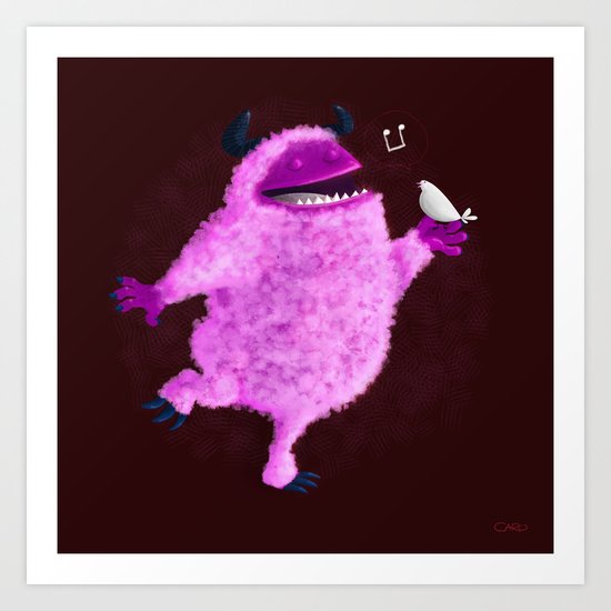 Love is in the hair Art Print