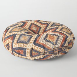 Traditional Vintage Southwestern Handmade Fabric Style Floor Pillow