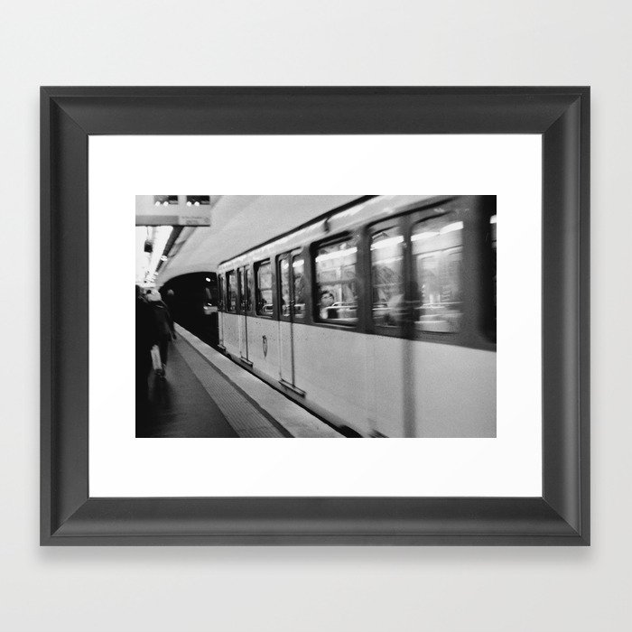 Metro in Paris Framed Art Print