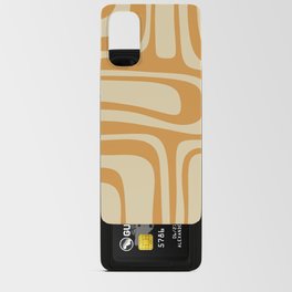 Palm Springs Retro Mid-Century Modern Abstract Minimalist Pattern in Muted Honey Mustard Gold Android Card Case