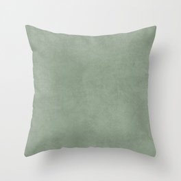 Basic velvet High park Green Throw Pillow
