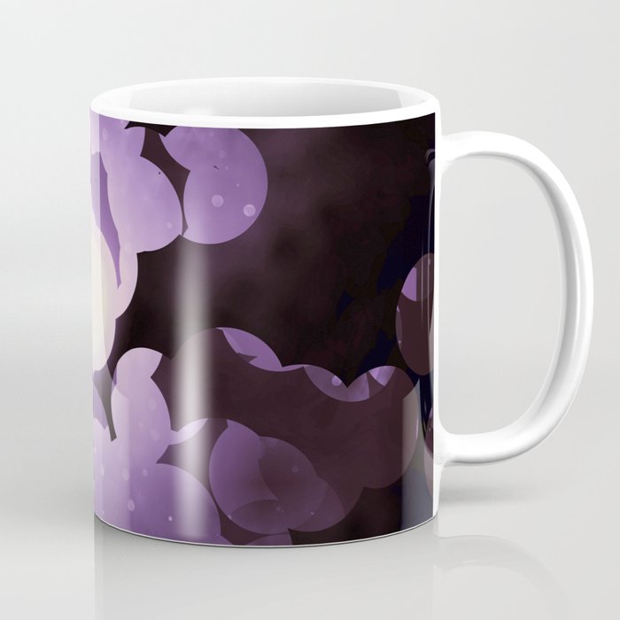 Moon and Thorns - Enchanted Forest (Violet Light) Coffee Mug