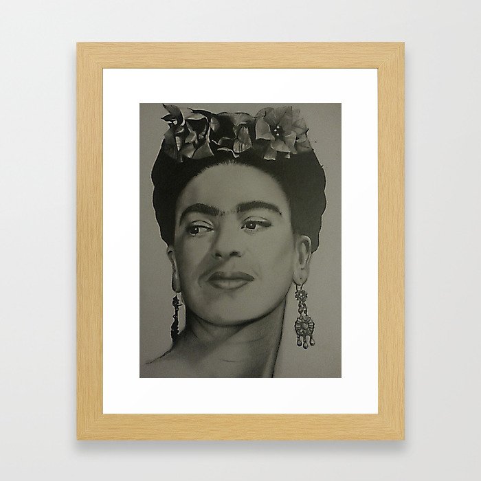 frida kahlo Framed Art Print