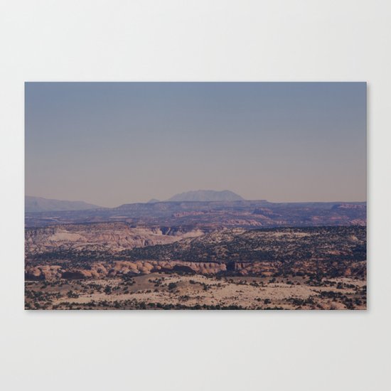 next up sun down Canvas Print
