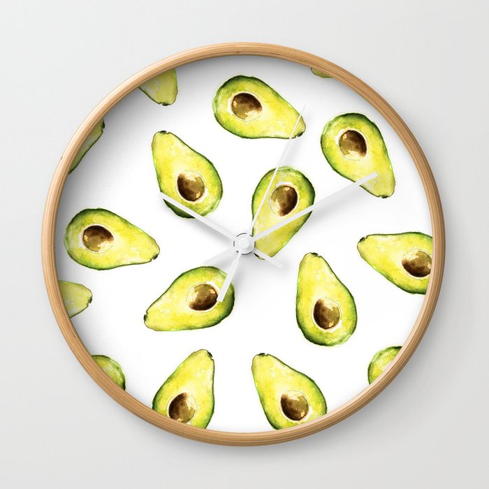 avocado Wall Clock