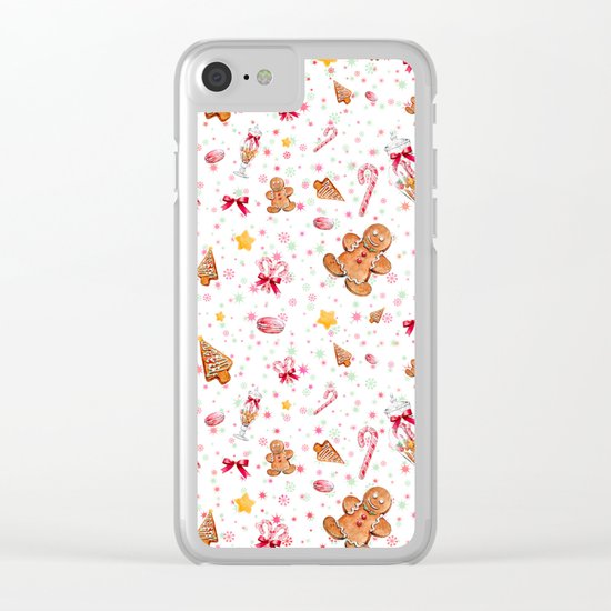 Gingerbread Clear iPhone Case