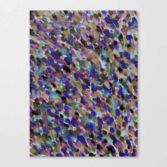 Purple and Olive Canvas Print