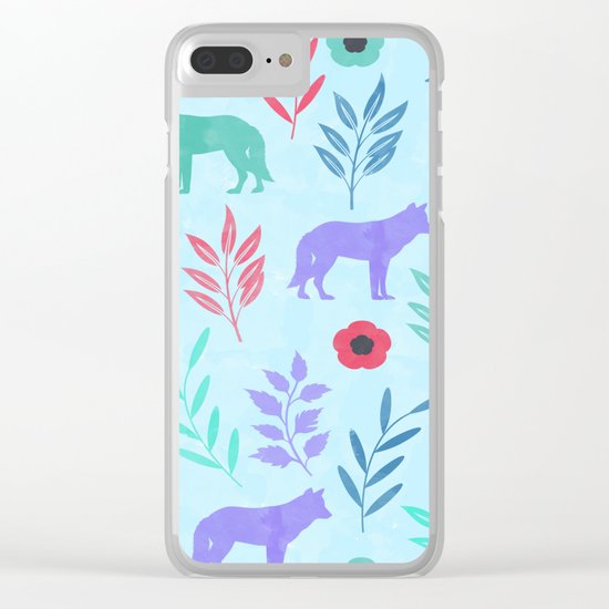Forest Animal and Nature Clear iPhone Case