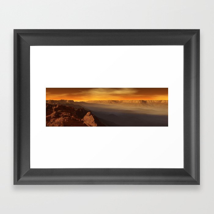 Valles Marineris Framed Art Print