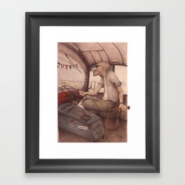 The King of the Road Framed Art Print