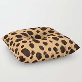 Cheetah Print Scribble Floor Pillow
