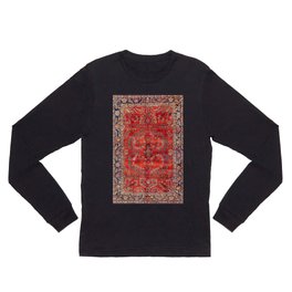 Sarouk Arak West Persian Carpet Print Long Sleeve T Shirt
