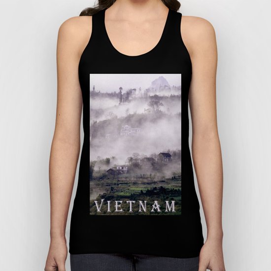 FOGGY FOREST in the VIETNAMESE MOUNTAIN Unisex Tank Top