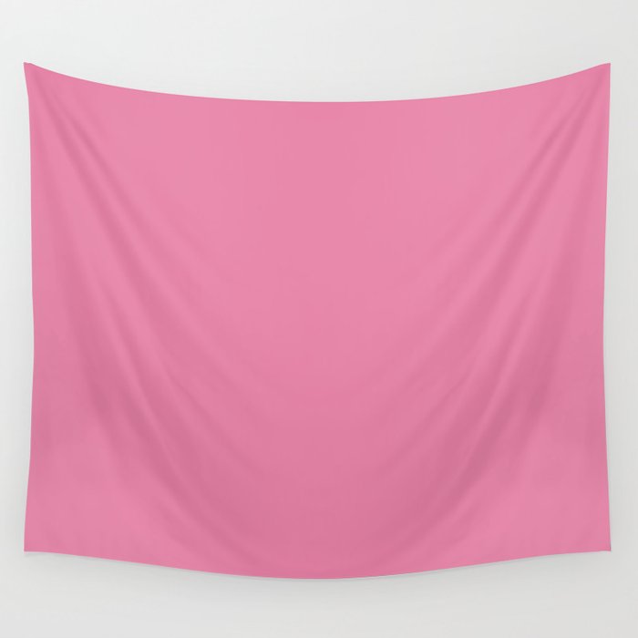 Solid Color - Pantone Aurora Pink 15-2217 Wall Tapestry