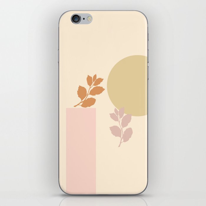 Pastel Autumn - Simple Illustration inspired by Matisse iPhone Skin