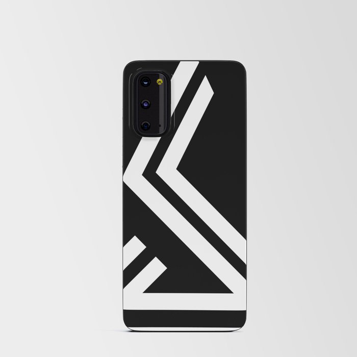 Black and white minimal modern  Android Card Case