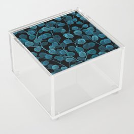 Eucalyptus in blue Acrylic Box