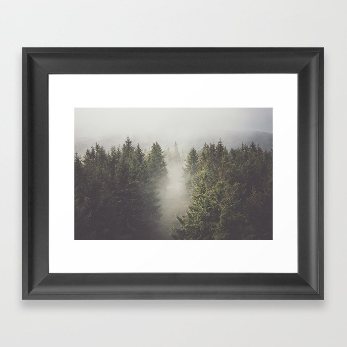 My misty way - Landscape and Nature Photography Framed Art Print