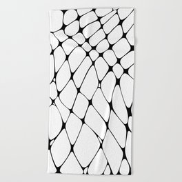 Abstract bubble pattern 1 Beach Towel
