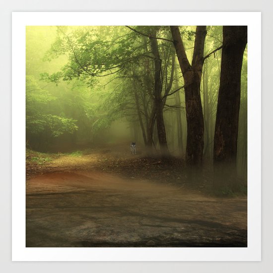 Mystical Forest (3) Art Print