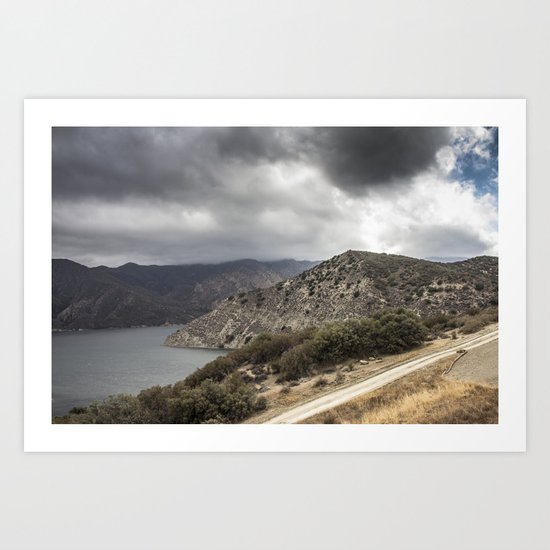 Incoming California Storm Art Print