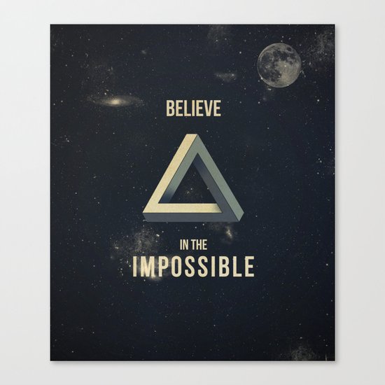 Impossible Canvas Print