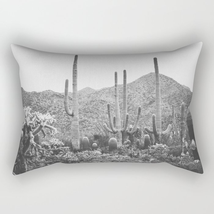 A Gathering of Cacti, No. 2 Rectangular Pillow