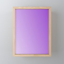 Lavender Purple Gradient Framed Mini Art Print
