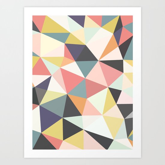 Deco Tris Art Print