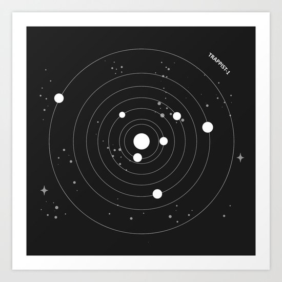 Trappist 1 Art Print