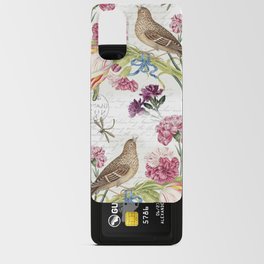 Bird and carnations Android Card Case