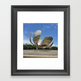 Argentina Photography - Beautiful Sculpture In Buenos Aires Framed Art Print