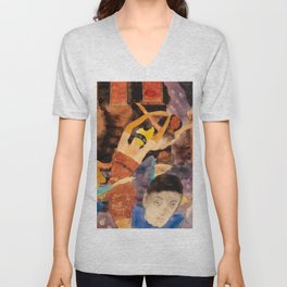 The Masque of the Red Death, 1918 by Charles Demuth V Neck T Shirt