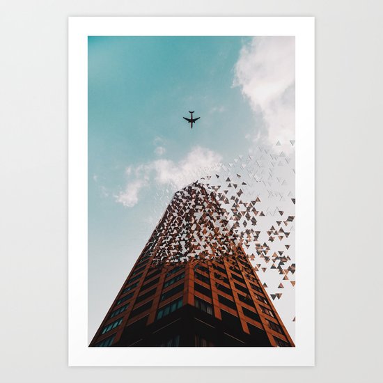 End of civilization Art Print