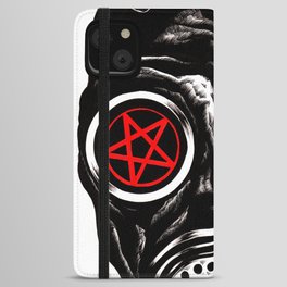 Two of Pentacles the bound tarot jonathan grimm art iPhone Wallet Case