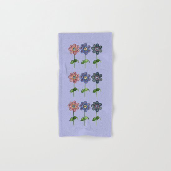 Flower Row Hand & Bath Towel