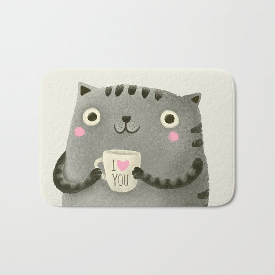 I♥you Bath Mat