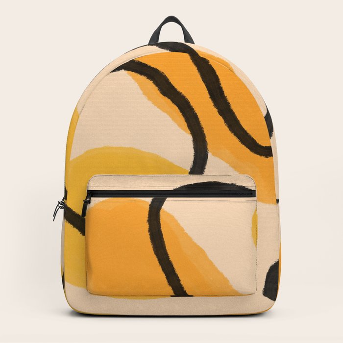 Primary Color Abstract Shapes Series Three Yellow Modern