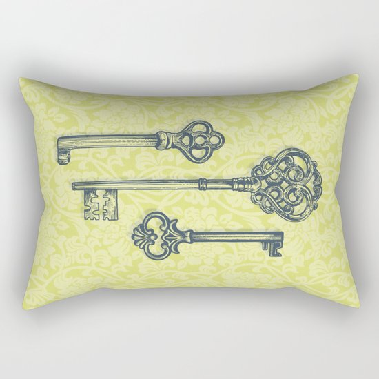 Three Skeleton Keys Rectangular Pillow