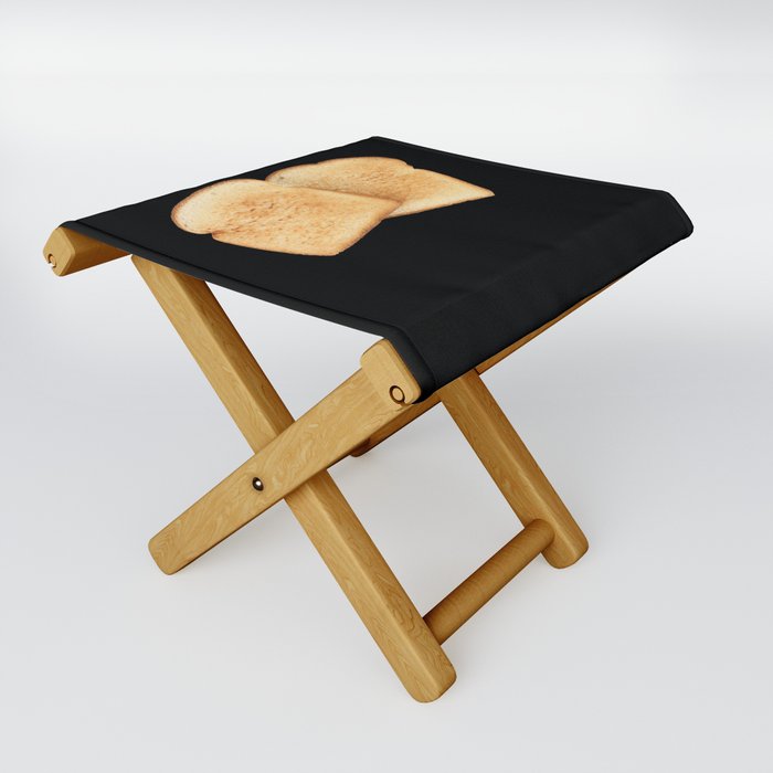 Toasted Toast Bread, A Slice Of Toast Bread, Folding Stool