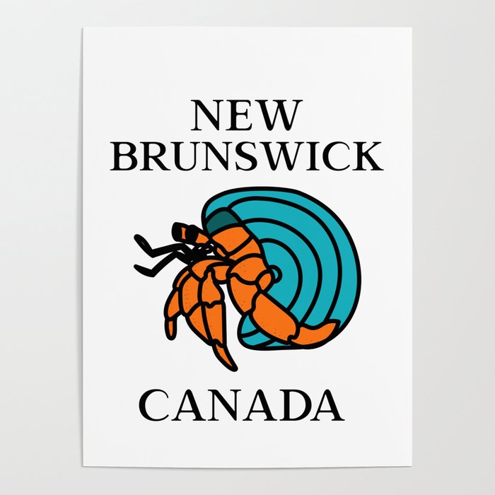 New Brunswick Hermit Crab Poster