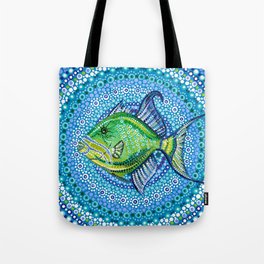 Green Triggerfish Tote Bag