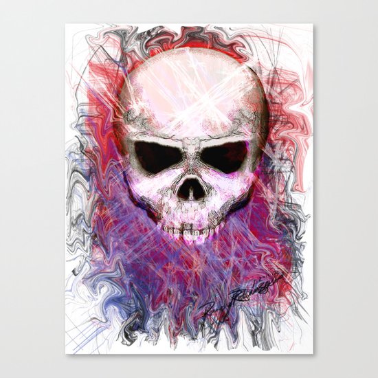 Colorful Skull Canvas Print