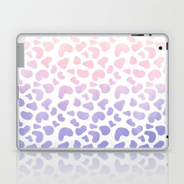 Hipster Girly Lilac Lavender Pink Ombre Cheetah Animal Print Laptop Skin