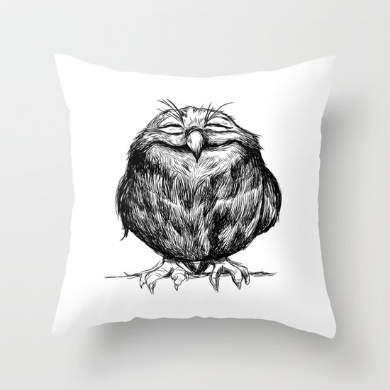 Owl Ball Throw Pillow