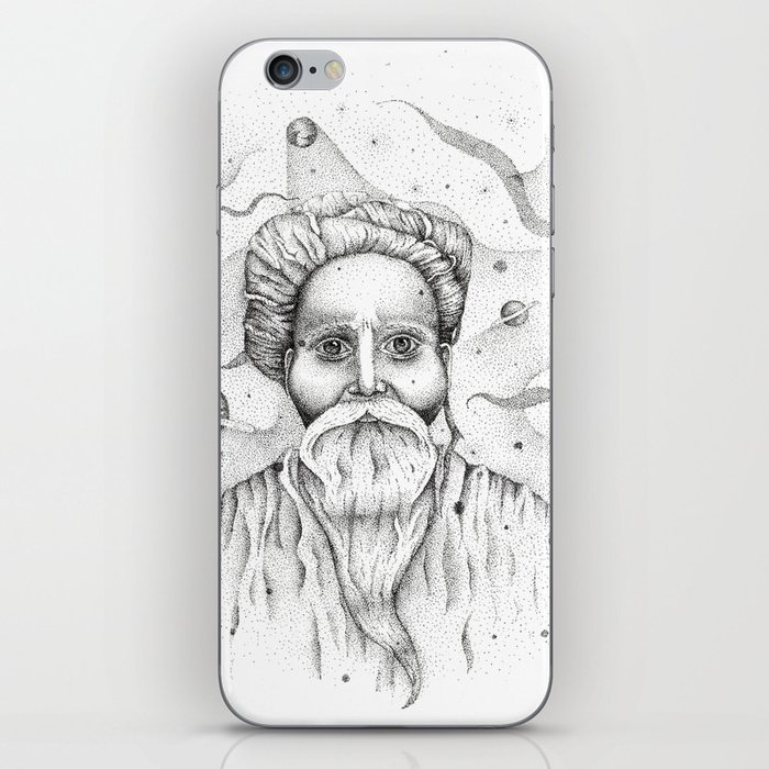 Aim for the moon, land in the stars iPhone Skin