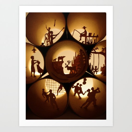 Rolls 1 (Rouleaux 1) Art Print