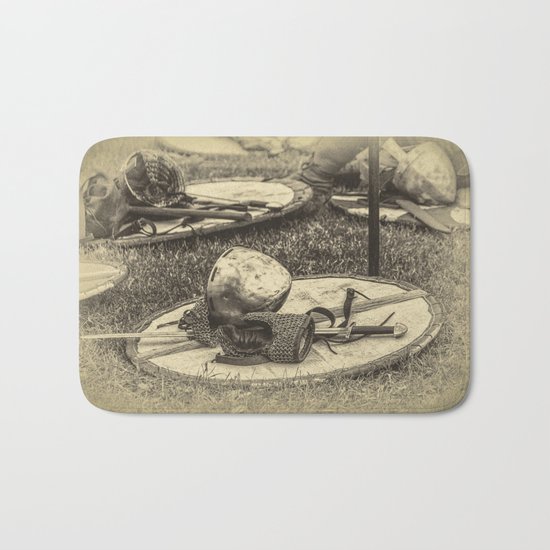 Viking armor Bath Mat